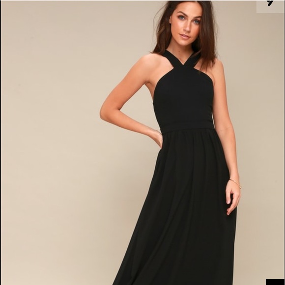 Lulu dressy black dress - Picture 1 of 3